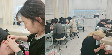 올댓뷰티아카데미 속눈썹 연장 파헤치기! 속눈썹 수업 현장으로 고고~